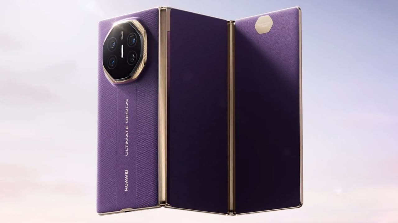 Huawei Mate XTs tri fold smartphone launched with 50 megapixel camera 16 gb ram Price specifications