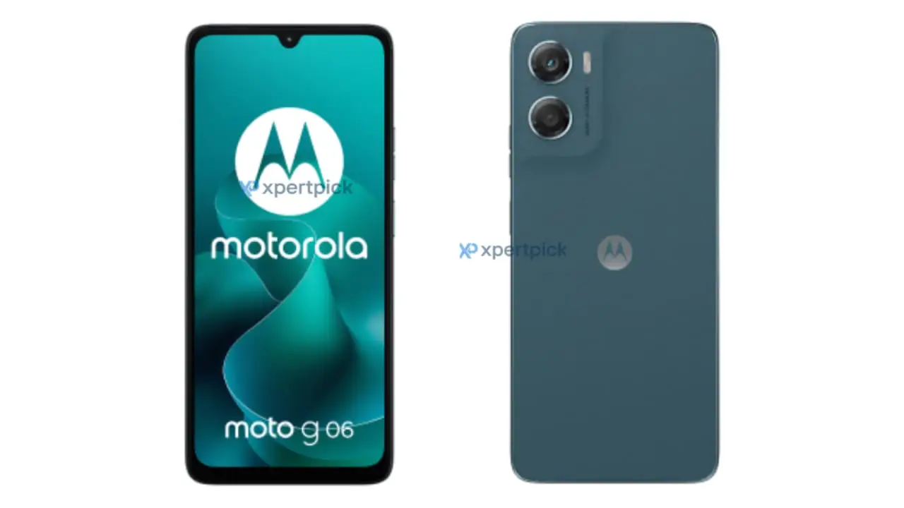 Moto G06 render design colour options specifications price leaked ahead of launch