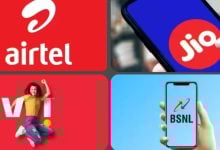 Per day 2gb data plan of bsnl jio Airtel Vodafone Idea vi with call sms validity