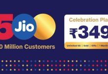 Reliance Jio rs 349 celebration plan launched for 9 anniversary unlimited data jiohome rs 1200 plan