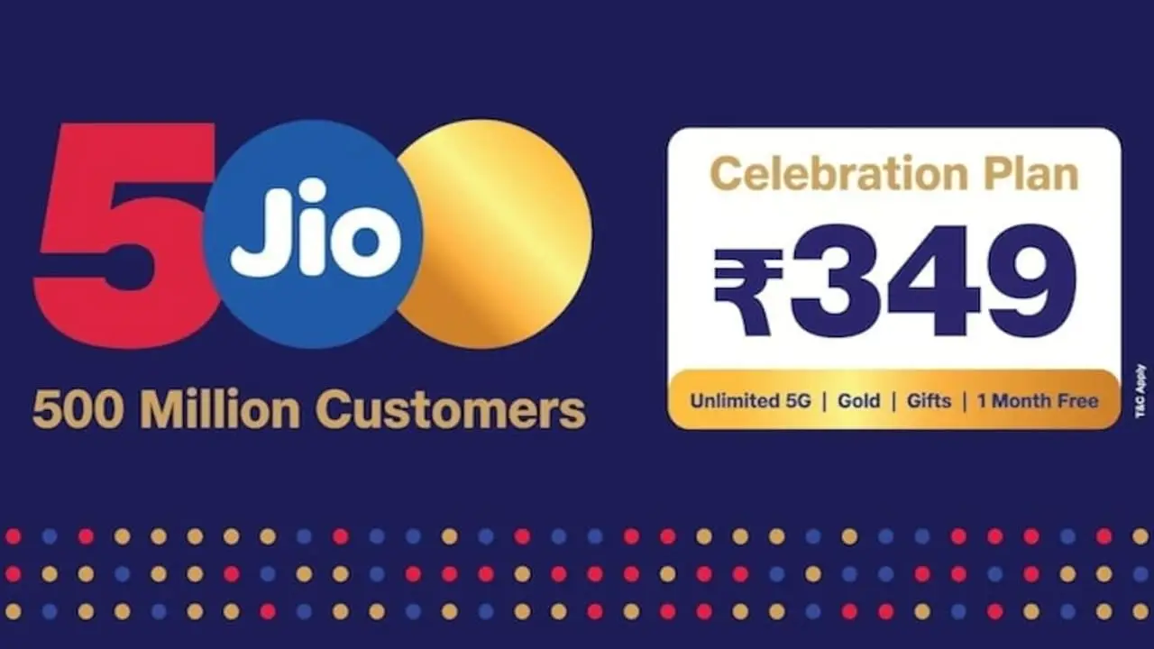 Reliance Jio rs 349 celebration plan launched for 9 anniversary unlimited data jiohome rs 1200 plan