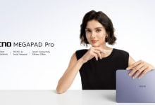 Tecno Megapad pro with 10000mah battery launched at ifa 2025 along with pova spark slim