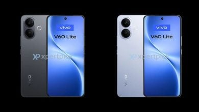 Vivo V60 Lite 4G render design specifications colour options leaked