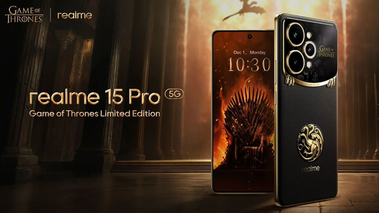 Realme 15 Pro game of thrones limited edition launched in india with customised themes price features
