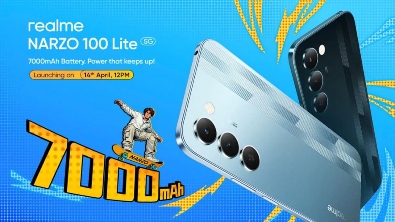Realme Narzo 100 Lite 5G India Launch Date Announced Will Feature 144Hz Display and Dimensity 6400 Chip