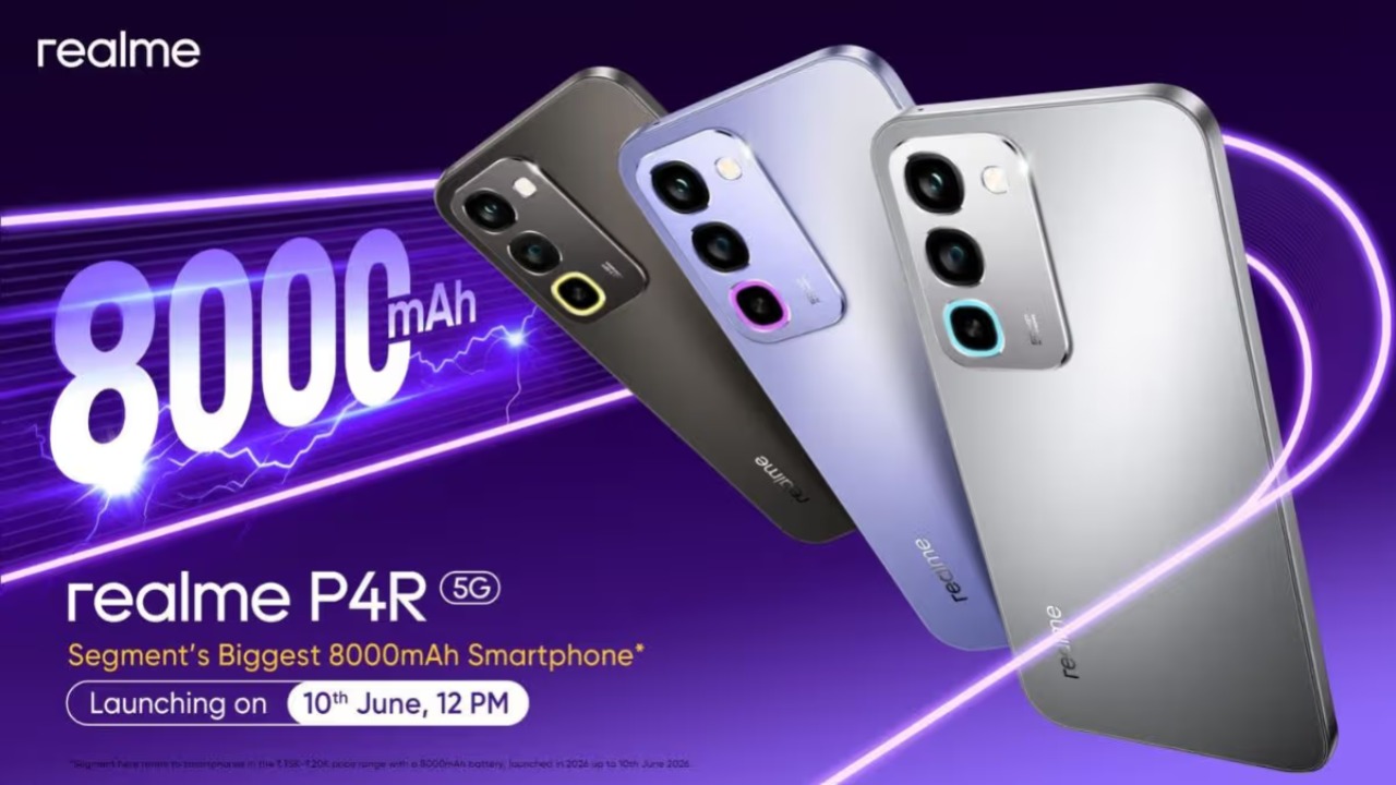 Realme P4R 5G India Launch Date Revealed Along With Design and Key Specifications