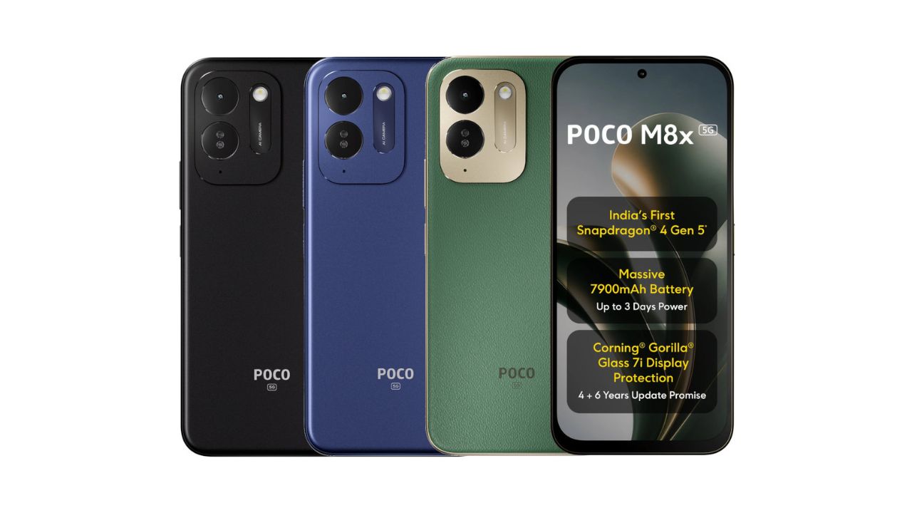 Poco M8x 5G Launched in India With 7,900mAh Battery, 50-Megapixel Rear Camera Price, Specifications